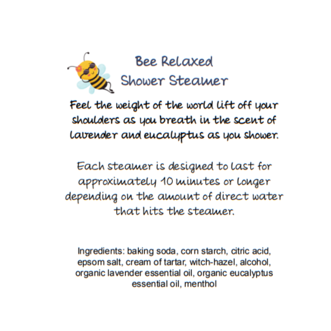 Shower Steamers- 6 Pack of Organic Essential Oil Steamers