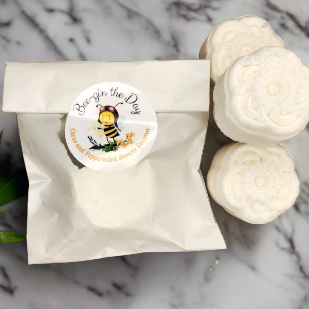 Shower Steamers- 6 Pack of Organic Essential Oil Steamers