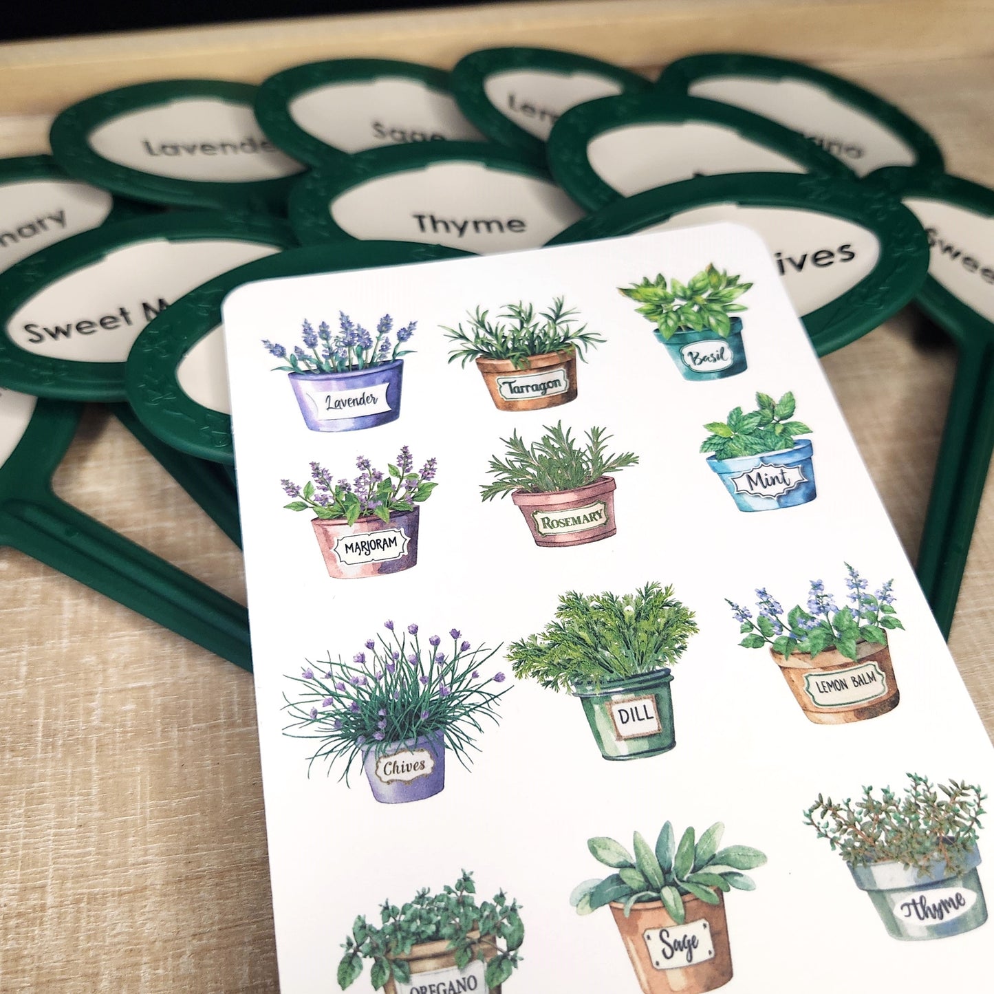 12 Month Herb Desk Calendar