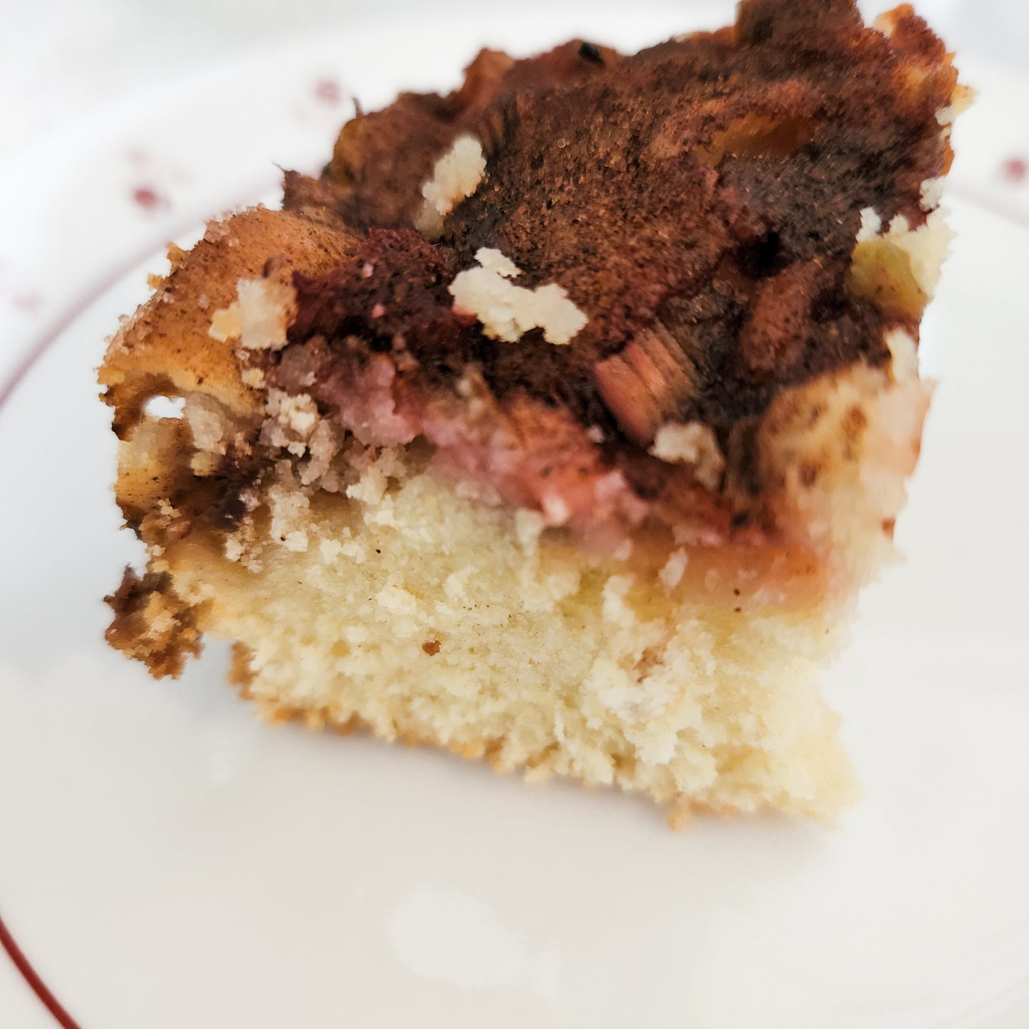 Rhubarb Cream Cake Recipe