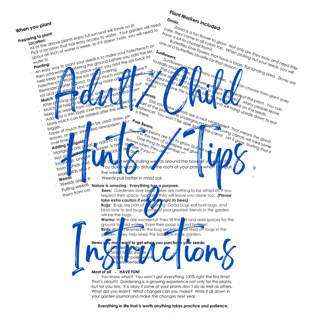 Gardening tips for Adults and Children