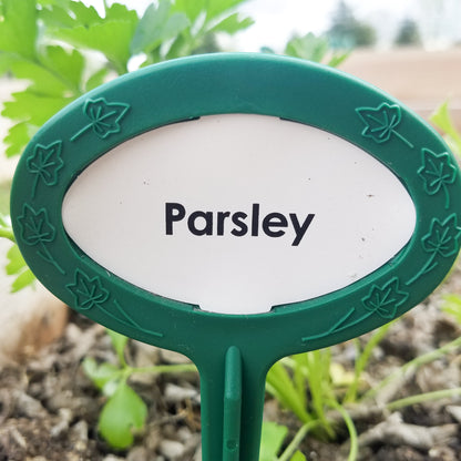 Preprinted garden marker Herb collection 20 pack. long lasting Made in USA. Parsley 