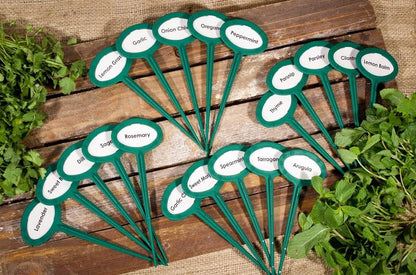 Preprinted garden marker Herb collection 20 pack. long lasting Made in USA..
