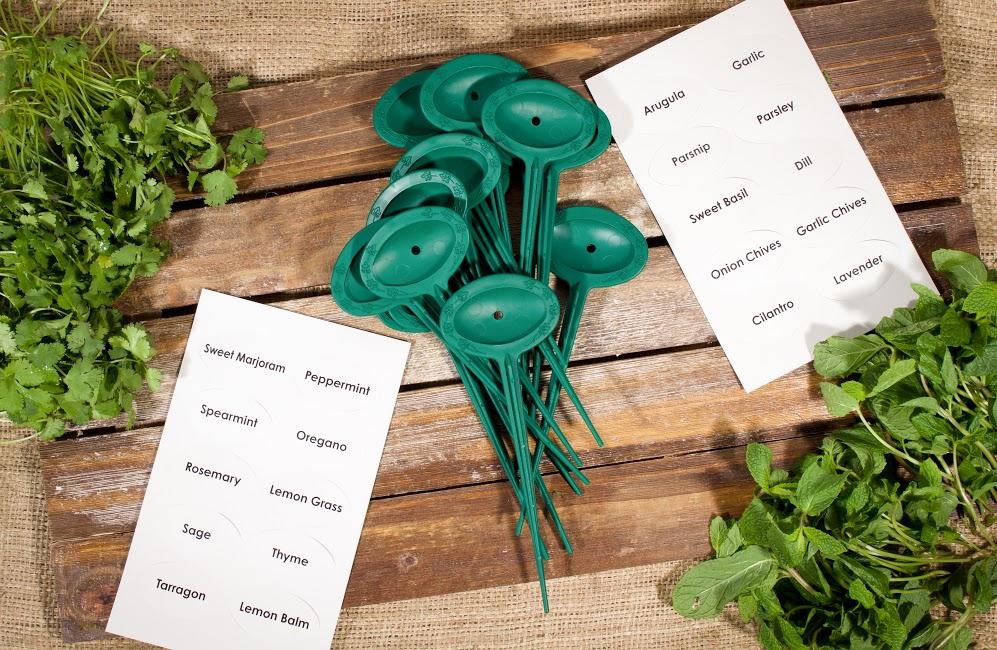 Preprinted garden marker Herb collection 20 pack. long lasting Made in USA. 